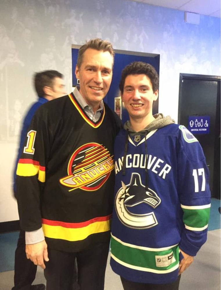 Brandon at the rink